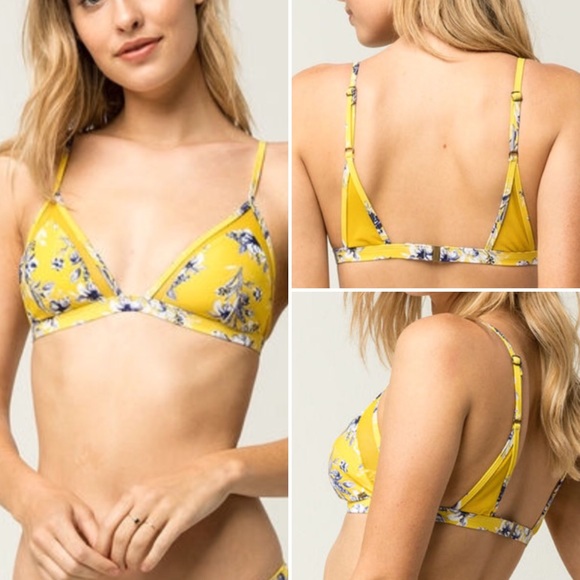 rip curl yellow bikini